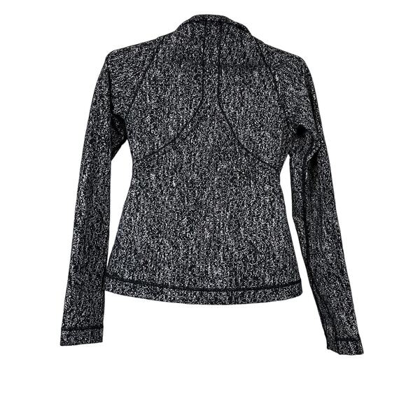 Lululemon Lightly Jacket Luon Suited Jacquard Black White 4 - Picture 4 of 11